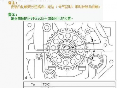 丰田-2014款丰田致炫/威驰（4NR/5NR/6NR/7NR)发动机正时校对方法）