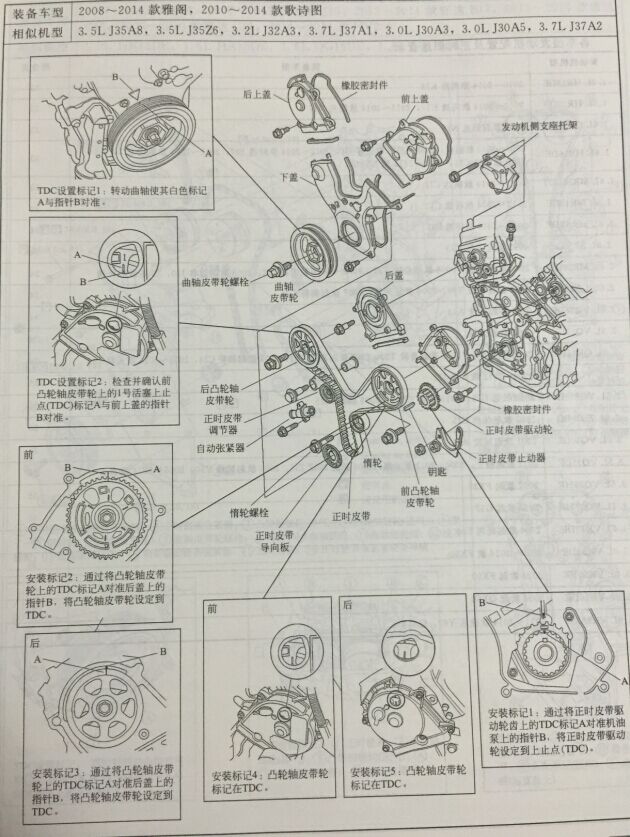 本田-2008-2014款雅阁、2010-2014款诗歌图发动机正时